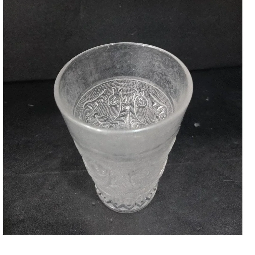 Duncan & Miller Sandwich Clear Tumbler, Vintage Flat Iced Tea Glass, Replacement